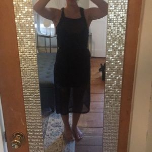 Morgane Le Fay sheer apron dress